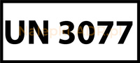 Nalepka UN3077 (FOLIA) 12x6cm (rolka po 250 sztuk nalepek)